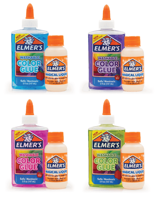 Newell Elmers Translucent Color Slime Kit