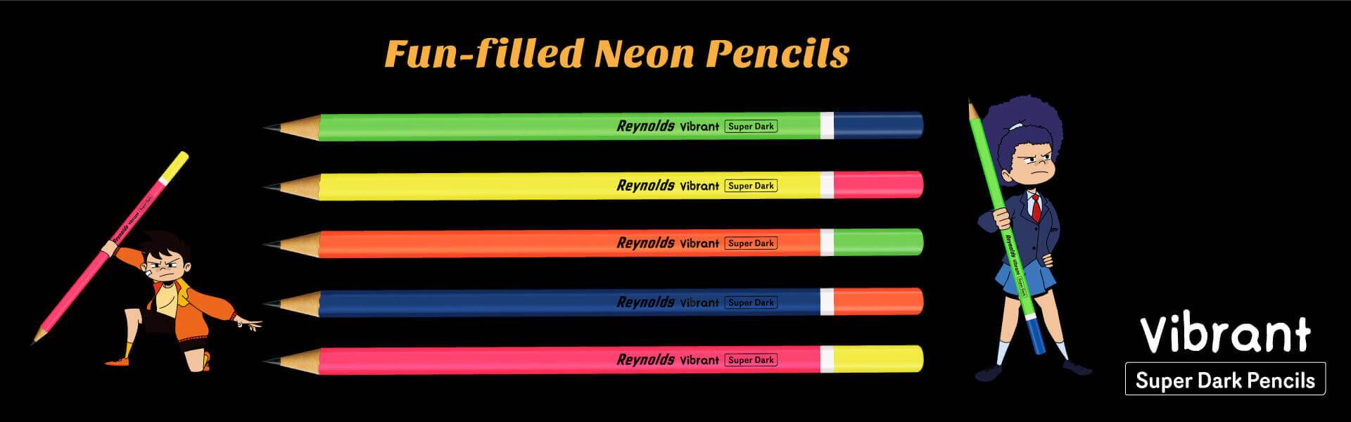 Reynolds - Product Listing Banner - Vibrant Super Dark Pencil - 2