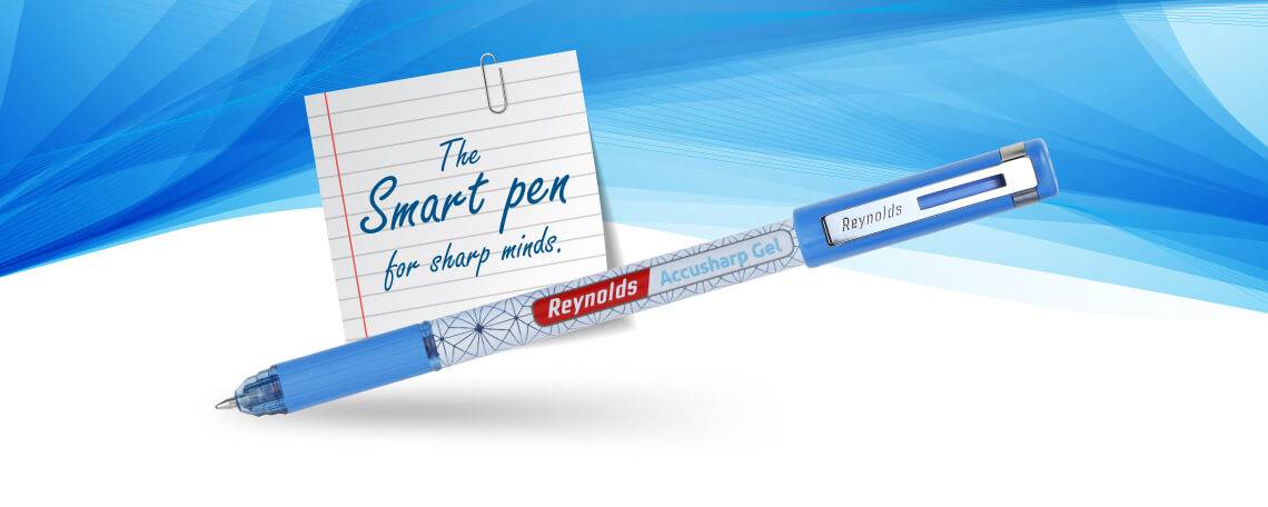 reynolds accusharp best comfort grip gel pen
